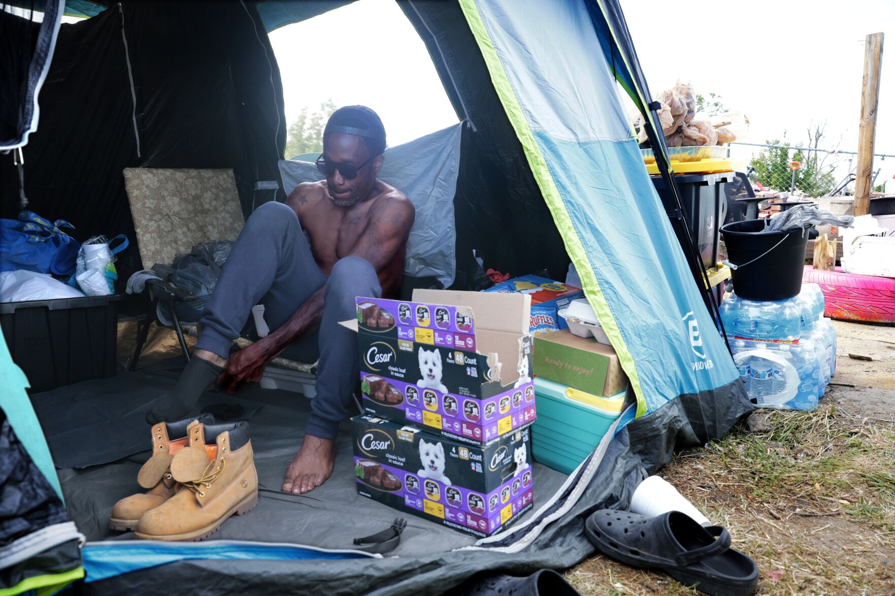 Residents vow to never leave tornado-ravaged property